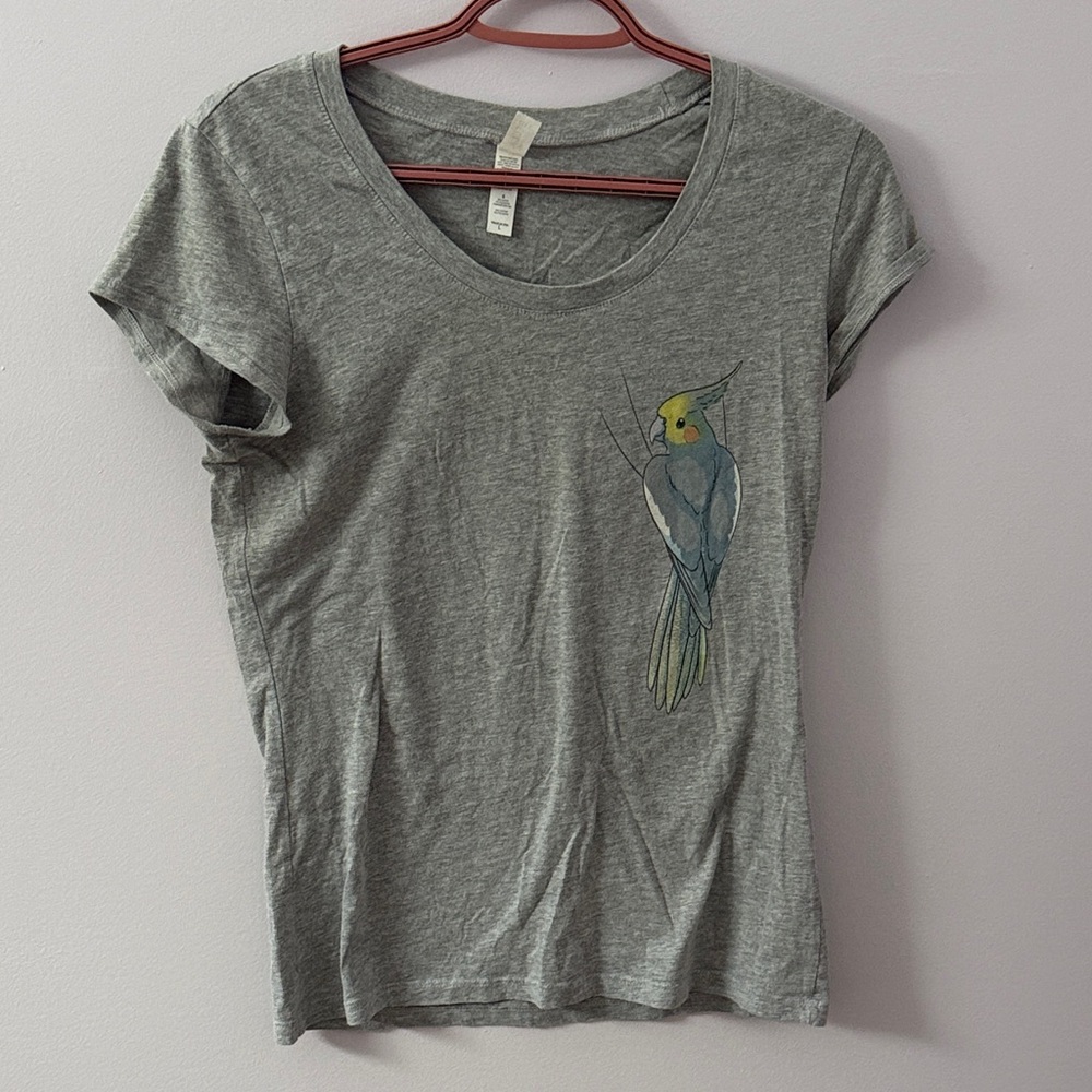 Cockatiel Bird Graphic T-Shirt